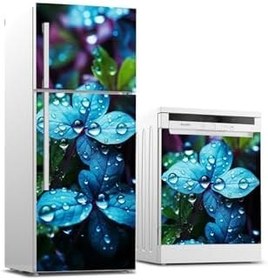 Resim Buzdolabı ve Bulaşık Makinesi Takım Sticker 0406 