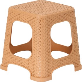 Resim Mandella Sağlam Plastik Star Rattan Küçük Tabure Tik 