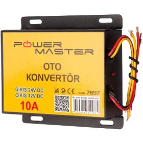 Resim Pm7897 24 Volt 12 Volt Düşürücü 10 Amper Oto Konvertör 