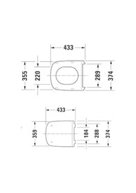 Resim Duravit Durastyle Klozet Kapağı Beyaz, 0063710095 Beyaz 
