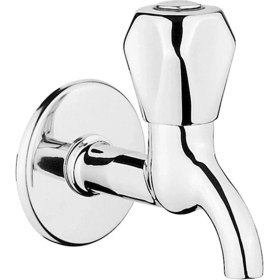 Resim A41585 Kısa Klasik Açma Kapama Musluk, Krom 