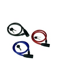 Resim BİSİKLET ANAHTARLI KİLİT 12*80 EKONOMİK MODEL 3 LÜ İNDİRİMLİ FİYA Çok Renkli 