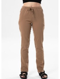 Resim Eliş Şile Bezi Şile Bezi Çift Cepli Unisex Yazlık Pantolon Vizon Vzn-vizon Vizon 