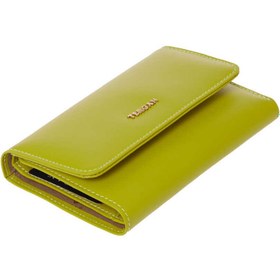 Resim Yeşil Deri Kadın Cüzdan - S1CB00005730-T2K 