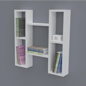 Resim Kenzlife kitaplık melisa 060*060*20 byz duvar rafı 