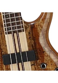 Resim Cort A4 Custom Spnatw Bas Gitar 4 Telli Aktif - Spalted Maple 
