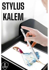 Resim Gld-spt- Tablet Kalemi Stylus Pen Dokunmatik Kalem Android Ve İos Uyumlu Şarjlı 