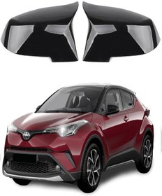 Resim Toyota Uyumlu Chr Araca Özel Batman Yarasa Ayna Kapağı Pianoblack 