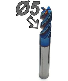 Resim ÇAP5 CHATERFREE KARBUR FREZE ELMAS FREZE CAKISI 