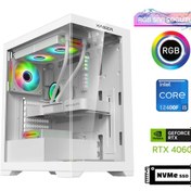 Resim XASER GX85 i5 12400F 16GB Ram 512GB M.2 NVMe SSD 8GB RTX4060 Sıvı Soğutma Oyun Bilgisayarı 