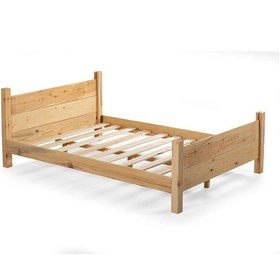 Resim Melani İthal Çam Masif Ahşap Karyola 160x200 