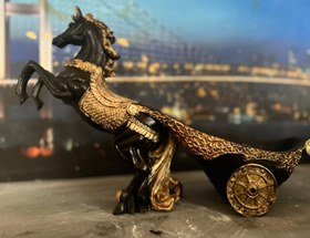 Resim Luxury Horse Wine Rack, Horse Wine Holder, Horse Wine Rack Sculpture, Polyester Horse Wine Rack, Decorative Horse Wine Holder - Object-18 