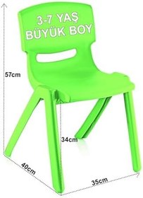 Resim Fiore Büyük Şirin Çocuk Sandalyesi YEŞİL 