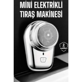 Resim Zenvia Seyahat Tipi Tıraş Makinesi Taşınabilir Kablosuz Mini Paslanmaz Çelik ZNV2025 