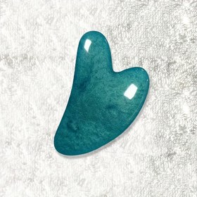 Resim 1 adet Gua Sha Aracı Kavun Gua Sha Aracı Yüz ve Vücut Cilt Bakımı, Kas Gerilimi, Şişlik, Çeşitli Zarif Çizgiler, Güzel Görünümlü ve Pratik 