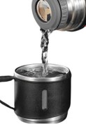 Resim AyrStore Termos Seti Paslanmaz Çelik 3 Bardaklı Vakumlu Termos Set 500 Ml 12 Saate Kadar Isı Koruma 