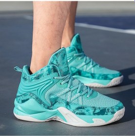 Resim Lrsmile Yüksek Top Kaymaz Basketbol Ayakkabıları 544207901 Açık Yeşil 