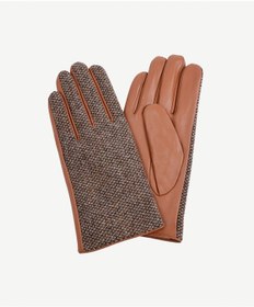 Resim Yargıcı Kumaş Ve Deri Karışımı Eldiven 25keed2003x 057 Taba 