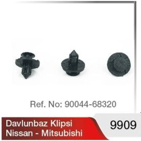 Resim 30 Adet Davlumbaz Klipsi Mitsubishi Nissan 