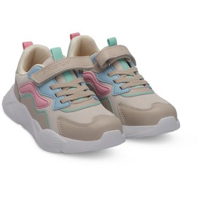 Resim Slazenger PESO I Kız Çocuk Sneaker Ayakkabı Bej 
