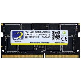 Resim 8 GB DDR4 3200MHZ TWINMOS NB MDD48GB3200N 