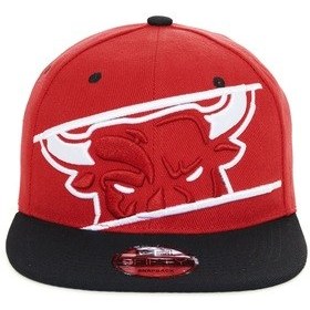 Resim Berellini Chicago Bulls Hip-hop Şapka Özel Kolleksiyon Kırmızı - Siyah 