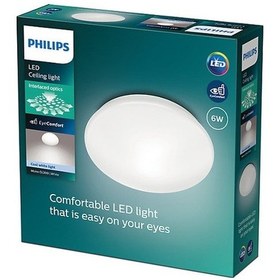 Resim Philips CL200 Moire LED Plafonyer 6 Watt 640 Lumen 4000K Gün Işığı 