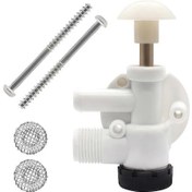 Resim Sealand Rv Su Vanası Tertibatı Römork Tuvalet Tamir Takımı Ecovac Vacuflush Pedallı Sifonlu Tuvaletler S202412246917 Beyaz. 