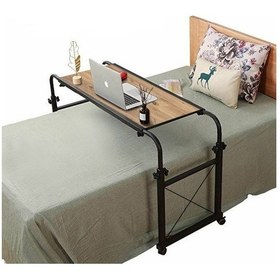 Resim Sekizincicaddedizayn Genişlik Ve Yükseklik Ayarlı Çalışma Masası - Çam (Tekerli) Ceviz 