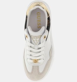 Resim Guess Swole Deri Kadın Sneaker Ayakkabı Flpswoele12 Beyaz 