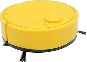 Resim Robot Elektrikli Süpürge, Usb şarjı, Ahşap Döşeme Karo halı Mermeri Için Otomatik Kaçınma Işlevine Sahip akıllı Süpürme Robotu (YELLOW) 