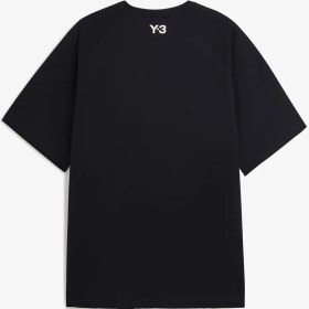 Resim Raw Edge 3-Stripes Tee 'Black' 