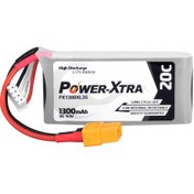 Resim POWER-XTRA Px1300xl3s - 3s1p - 11.1v 1300 Mah Li-polymer Pil -20c 