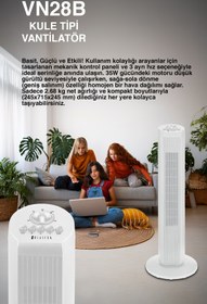 Resim Dijitsu VN28B KULE TİPİ VANTİLATÖR 