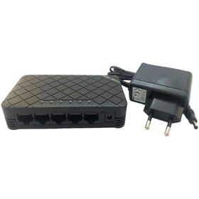 Resim Reyee Rg-Es05 5 Port 10-100 Mbps Yönetilemez Switch Hub Plastik Kasa Ruijie