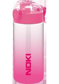 Resim Noki Su Matarası Tritan Auto Kapak 550 Ml 12'li Stand Çok Renkli 