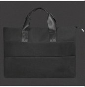 Resim Geeksen 15.6 İnç'e Kadar Bilgisayar İçin Siyah Polyester Notebook Çantası - Hafif, Su Geçirmez, Dayanıklı Kollü Ve Farklı Cepleli Siyah 