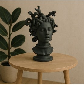 Resim Medusa Heykeli Dekoratif Büst-fibrika Store 