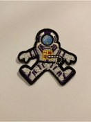 Resim StüdyoÜmitTişört Astronot,Uzay,Nasa patches,peç,arma ve kot yama 