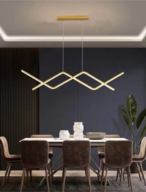 Resim Victoria Modern Tasarım Yatak Odası - Salon - Mutfak Yemek Masası Eskitme Renk Beyaz Led 2 Li Avize Eskitme 