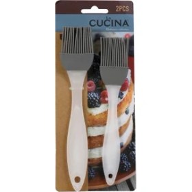 Resim La Cucina 2'li Silikon Fırça 