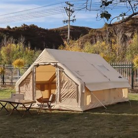 Resim robo 12 Kişilik 4 Mevsim Şişme Kamp Çadırı 