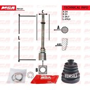 Resim Mga Fiat Grande Punto Sağ İç Aks Kafası Mafsallı Lancia 55197730 