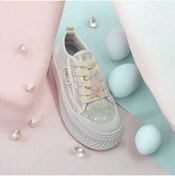 Resim GAMELU Kadın Triko Fileli Simli Memory Foam Günlük Sneaker Ayakkabı 