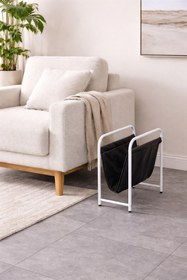 Resim TodekHome Terra Dekoratif Metal Dergilik Gazetelik - Deri Detaylı Modern Ofis Salon Düzenleyici 