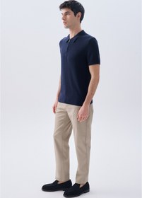 Resim Mudo Erkek Bej Straight Fit Pantolon 