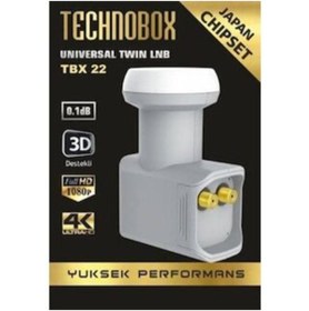 Resim Technobox 3d Full Hd 4k 2 Çıkışlı Lnb 