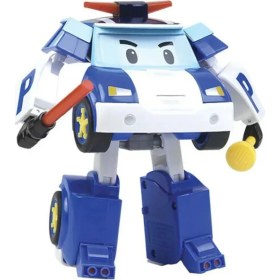 Resim MCM Group Polı MRT-685 Sesli ve Işıklı Robocar Poli Büyük Transforming Robot Poli 