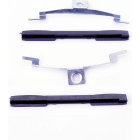 Resim Bross Otomotiv VW Bora Jetta Golf 4 5 Passat B5 B6 Audi A3 A4 A6 Leon 1999-2013 İçin 2 Set Sunroof Perde Ray Klipsi 
