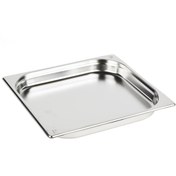 Resim Natsan Paslanmaz Çelik Gastronom/gastronorm Küvet Gn 2/3-40 (35,4 X 32,5 X 4 CM) 